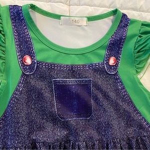 Halloween dress! Luigi / Mario Bros Jumper w Hat